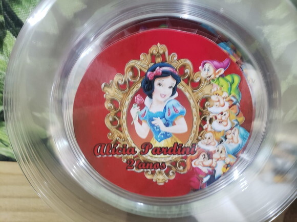 Branca de Neve Prato Sobremesa Personalizado