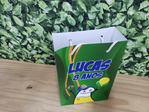 Brasil Bento Flork Sacola Personalizada Pronta Entrega
