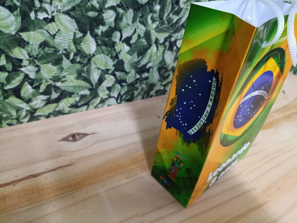 Brasil Sacola Personalizada Tam 29x20x8 cm Pronta Entrega