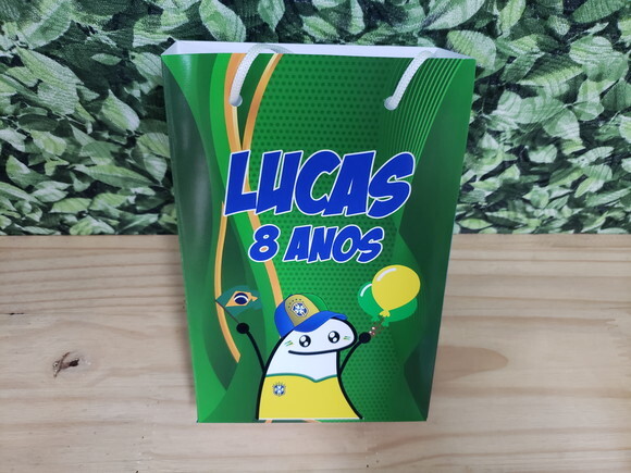 Brasil Bento Flork Sacola Personalizada Pronta Entrega