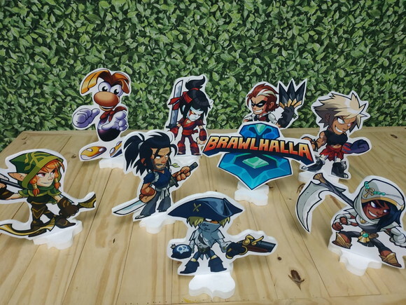 Brawlhalla Kit de Mesa 9 Peças Pronta Entrega