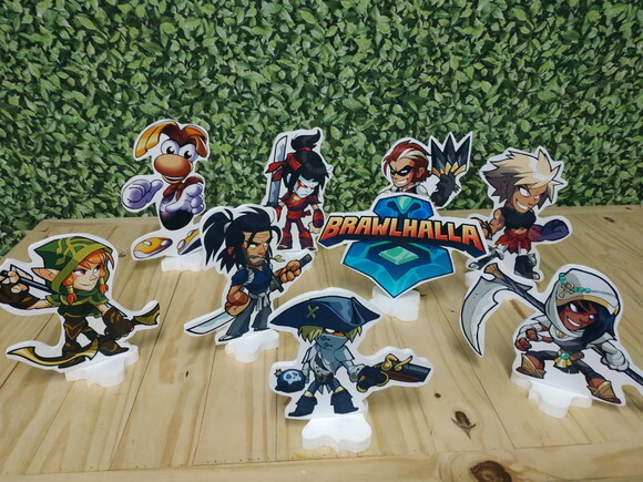 Brawlhalla Kit de Mesa 9 Peças Pronta Entrega