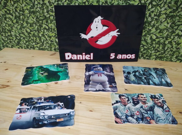 Caça Fantasmas Kit de Parede Peças Pronta Entrega