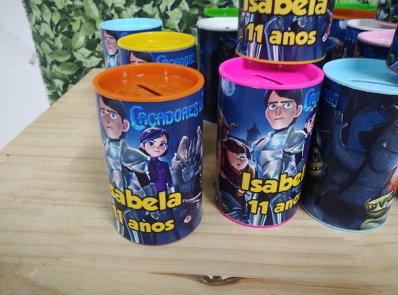 Caçadores de Trolls Cofrinhos Personalizados