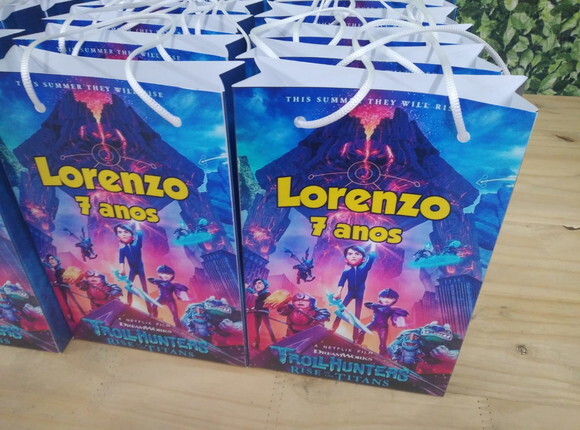Caçadores de Trolls Sacola Personalizada Pronta Entrega