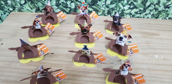 Cachorro Pet Lembrancinha Personalizada Pronta Entrega