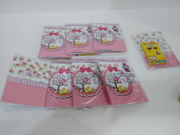Caderninho Jardim Encantado Personalizado Pronta Entrega