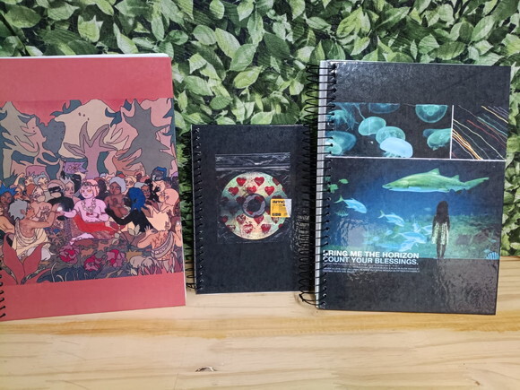 Cadernos 200 Fls 2 Unid + 1 Caderno 1/4 96fls Personalizados