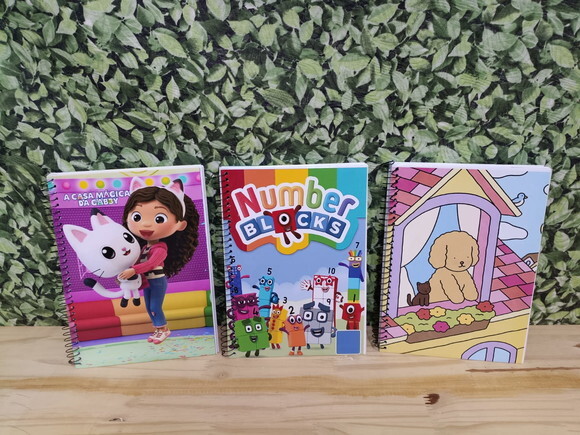 Cadernos Personalizados Todos Temas 3 un Universitário 96 Pg