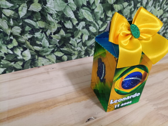 Caixa Milk Brasil Copa 2026 Personalizada