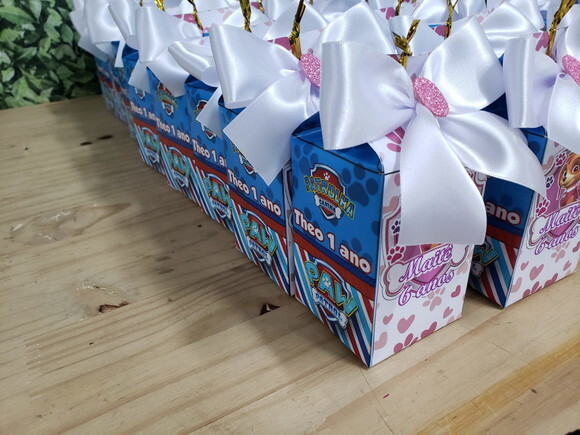 Caixa Milk Lembrancinha Dois Temas Personalizados