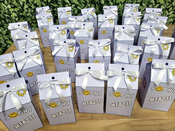 Caixa Milk Lembrancinha Personalizada Pronta Entrega