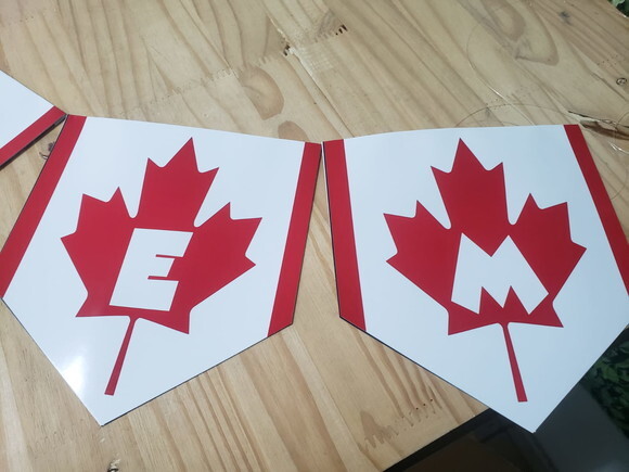 Canadá Varal Personalizado Boa Viagem Mais Nome
