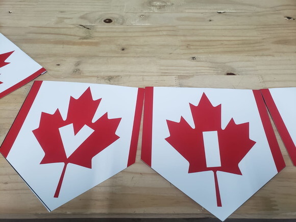 Canadá Varal Personalizado Boa Viagem Mais Nome