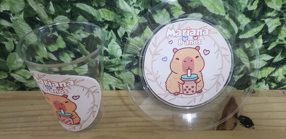 Capivara Descartáveis Personalizados Pronta Entrega