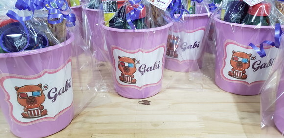 Capivara Kit Cinema Personalizado Pronta Entrega