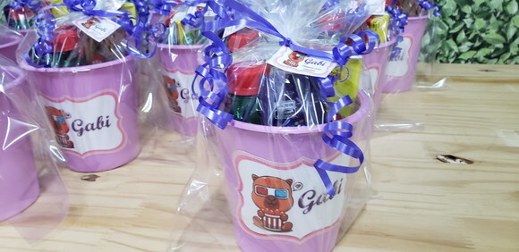 Capivara Kit Cinema Personalizado Pronta Entrega