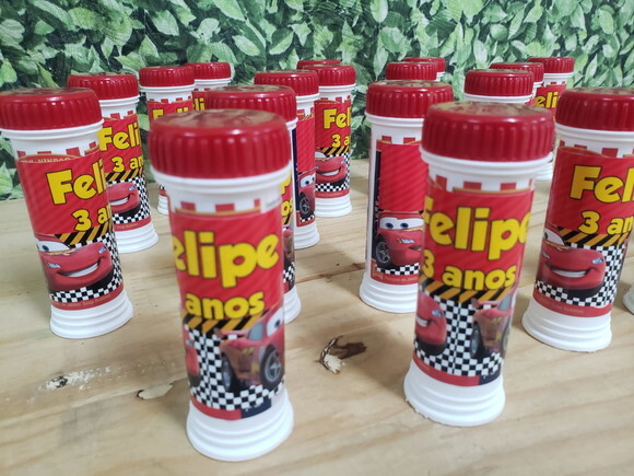 Carros Lembrancinha Bolinha de Sabão Personalizada