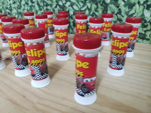 Carros Lembrancinha Bolinha de Sabão Personalizada