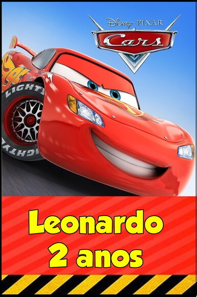 Carros Disney Sacola Personalizada Grande Tam G