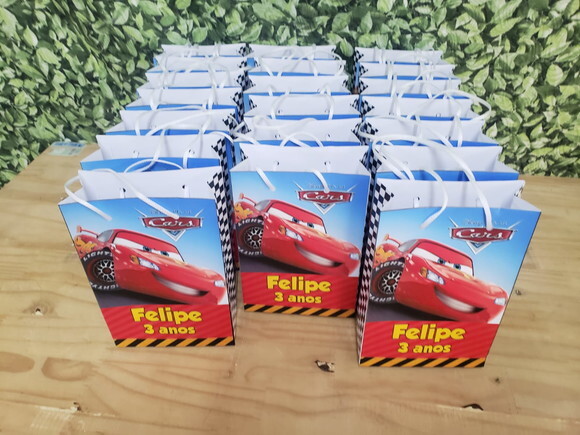 Carros Sacola Personalizada Pronta Entrega