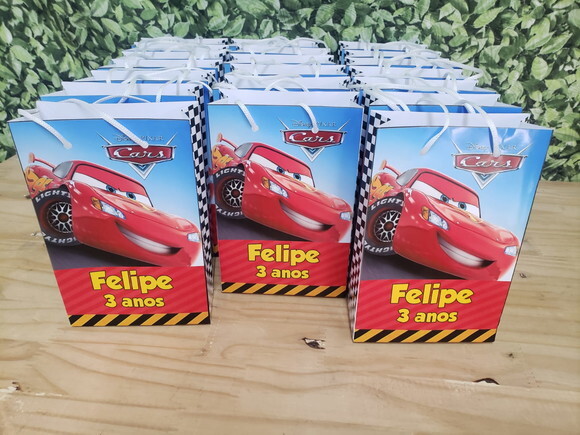 Carros Sacola Personalizada Pronta Entrega