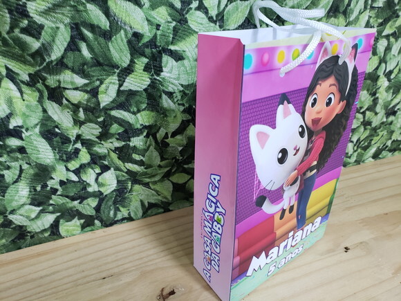 Casa Mágica da Gabby Sacola Personalizada Pronta Entrega
