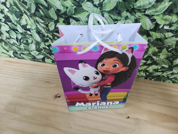 Casa Mágica da Gabby Sacola Personalizada Pronta Entrega
