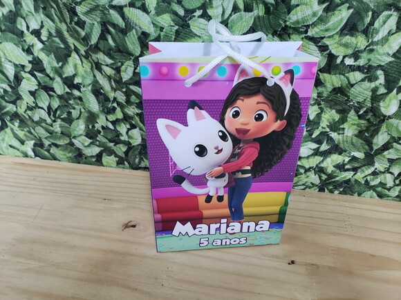 Casa Mágica da Gabby Sacola Personalizada Pronta Entrega