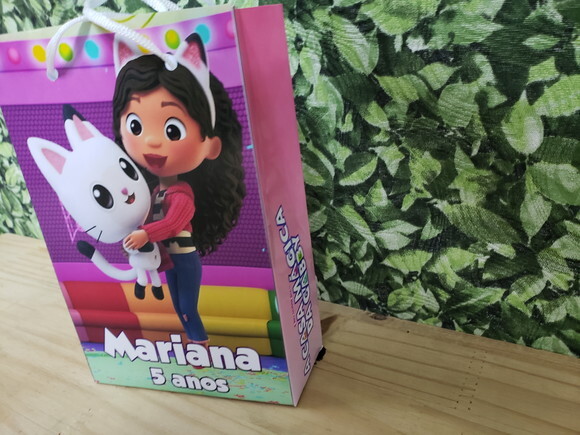 Casa Mágica da Gabby Sacola Personalizada Pronta Entrega