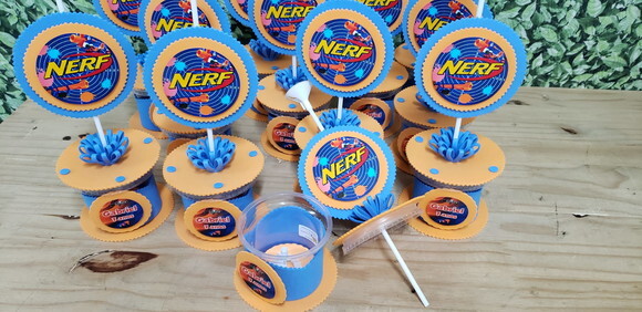 Centro de Mesa e ou Lembrancinhas Nerf