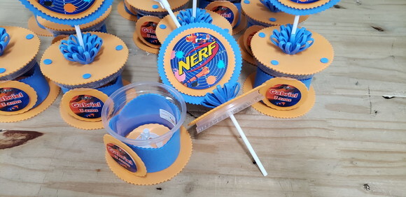 Centro de Mesa e ou Lembrancinhas Nerf