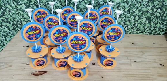 Centro de Mesa e ou Lembrancinhas Nerf