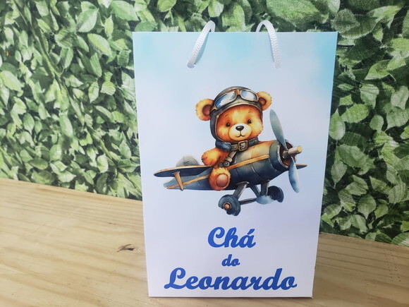 Chá de Bebê Sacola Personalizada Pronta Entrega