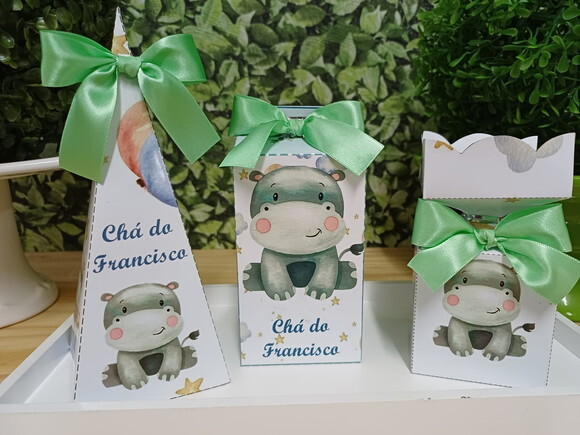 Chá de Bebê Lembrancinha e Decoração Mesa Personalizada
