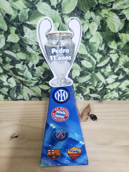 Champions Caixa Piramide Personalizada, Pronta Entrega