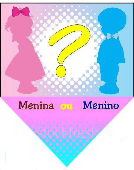 Chá Revelação Faixa Personalizada Será Menino ou Menina ?