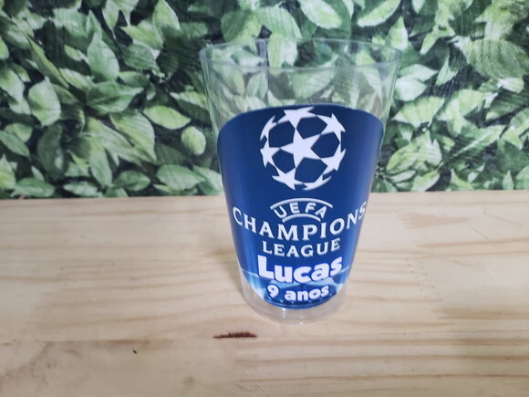 Champions Copo Personalizado 300 ml Pronta Entrega