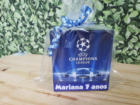 Champions Lembrancinha Jogo de Botão Personalizada