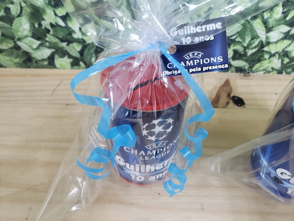 Champions Lembrancinha Cofrinhos Personalizados e Embalados