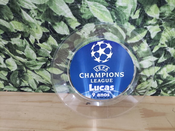 Champions Prato Personalizado Sobremesa Pronta Entrega