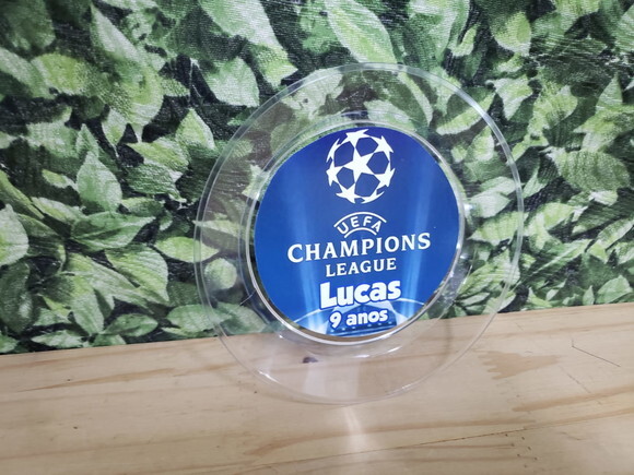 Champions Prato Personalizado Sobremesa Pronta Entrega