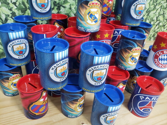 Champions Times Cofrinho Personalizado Pronta Entrega