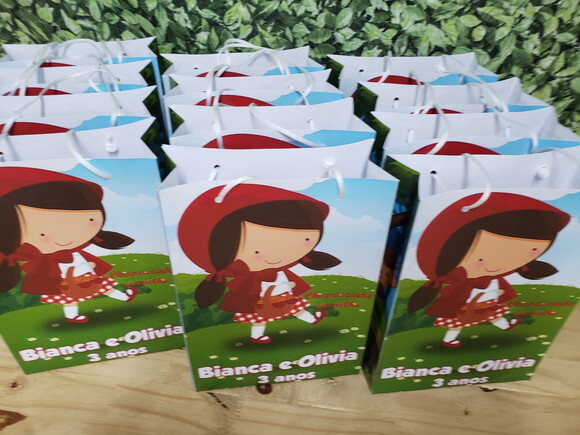 Chapeuzinho Vermelho Sacola Personalizada Pronta Entrega