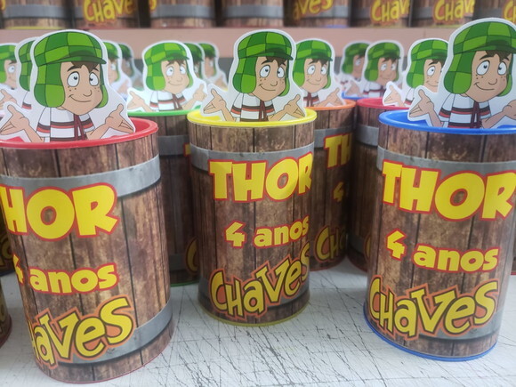 Chaves Cofrinhos Personalizados com Aplique Pronta Entrega