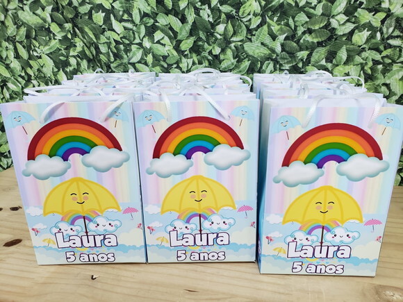 Chuva de Amor Sacola Personalizada Lembrancinha