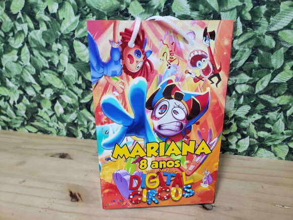 Circus Digital Sacola Personalizada Pronta Entrega