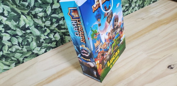 Clash Royale Sacola Personalizada Tam Médio Pronta Entrega