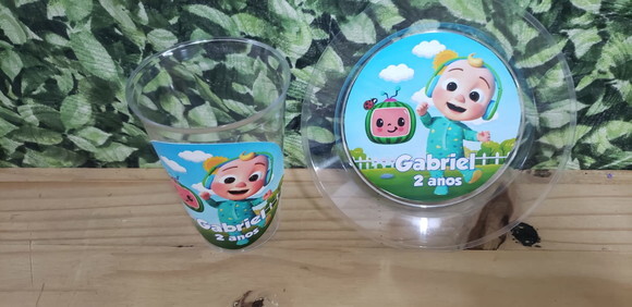 Cocomelon Descartáveis Personalizados Pronta Entrega