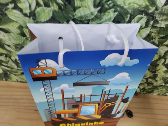 Construção Sacola Personalizada Pronta Entrega